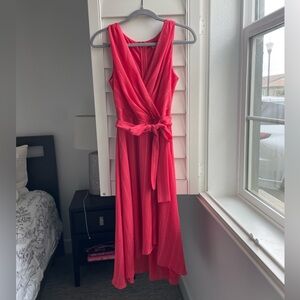 Tommy Hilfiger Vibrant Pink High Low Dress